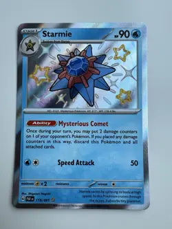 Starmie Baby Shiny 119/091 Paldean Fates Scarlet & Violet - Pokemon TCG Holo NM - Image 1