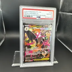 2025 Pokemon Phantasmal Flames Mega Lopunny #128 SIR EN Graded PSA 10 - Image 4