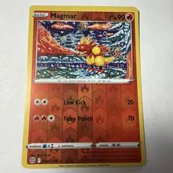 Pokemon Magmar Reverse Holo SWSH09: Brilliant Stars Common 019/172 LP - Image 1