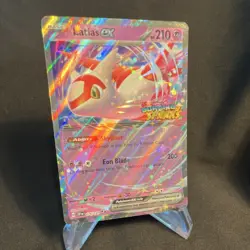 Pokemon Latias ex 076/191 SV08 Surging Sparks Double Rare Holo - NM - Image 1