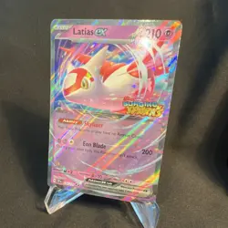 Pokemon Latias ex 076/191 SV08 Surging Sparks Double Rare Holo - NM - Image 2