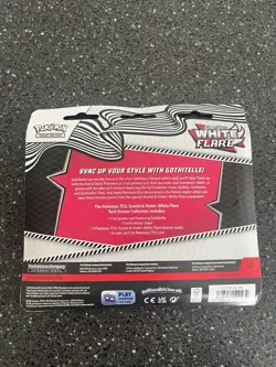 Pokemon White Flare SV10.5 3-Pack Tech Sticker Collection NEW Sealed - Image 2