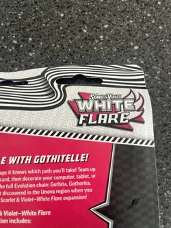 Pokemon White Flare SV10.5 3-Pack Tech Sticker Collection NEW Sealed - Image 4