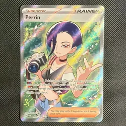 Pokemon TCG Perrin 209/167 Sv06 Twilight Masquerade Ultra Rare Full Art Holo - Image 1