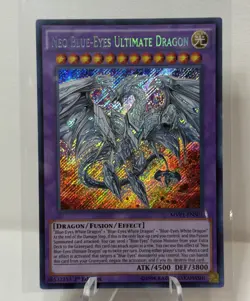 ( NEO BLUE-EYES ULTIMATE DRAGON ) - Secret Rare - MVP1-ENS01 - 1st NM/M Yu-Gi-Oh - Image 1