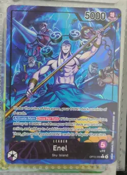 One Piece - OP15-058 Enel Leader Alt Art Adventure on Kami's Island English NM - Image 1
