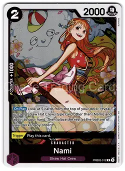 Nami PRB02-012 Rare Premium Booster The Best Vol. 2 One Piece TCG - Image 1