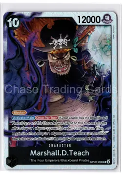 Marshall D Teach OP09-093 Super Rare Premium Booster The Best Vol. 2 One Piece - Image 1