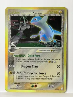 Latios 9/113 EX Delta Species Reverse Holo Stamped Pokemon MP- BONUS free card - Image 2