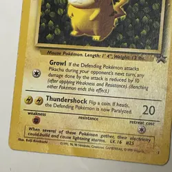 Ivy Pikachu #1 - Black Star Promo - WoTC Pokemon Card - LP - Image 3
