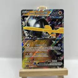 Iron Boulder EX 099/162 Temporal Forces Holo Pokemon TCG Card - NM - Image 1