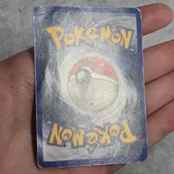 Grayscale Pokemon Filler Card Error Misprint Pokemon Card Super Rare Heavily PL - Image 4