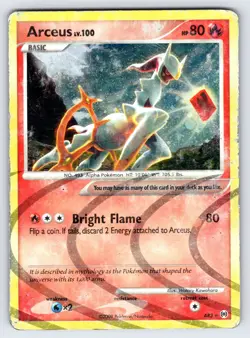 Arceus AR3 2009 Platinum Arceus Pokemon Card Nintendo Holo Rare Exclusive - Hp - Image 1