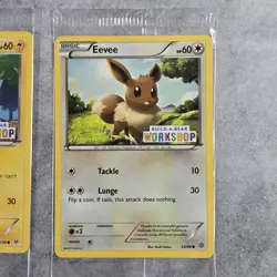 Pokemon Sealed Build A Bear Promo Eevee And Pikachu 63/98 20/108 Cards - Image 4