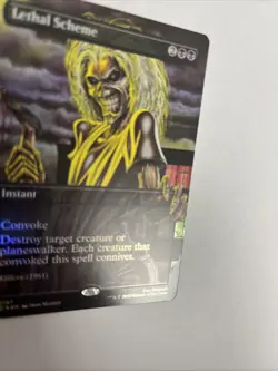 Lethal Scheme Borderless Rainbow Foil Card #2187 MTG - Image 2