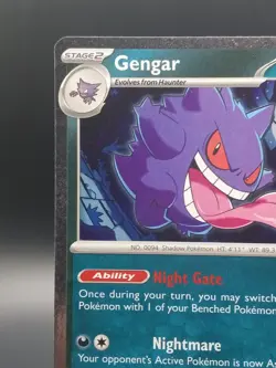 Gengar #57/91 Cosmos Holo Pokemon Card TCG Halloween Trick Or Trade 2024 - Image 3