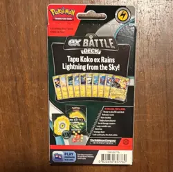 Pokemon TCG EX Battle Deck Tapu Koko ex Lightning from the Sky - Image 2