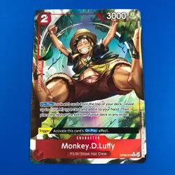 One Piece CCG | (Monkey D Luffy | OP06-013 NM) Alt Art Card TCG RARE English - Image 1