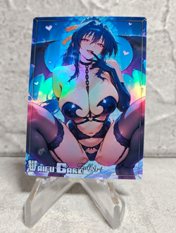 Akeno Himejima Trading Card Waifu Goddess Story Anime Girl holo Karte Manga Art - Image 1