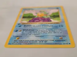 1st Edition Squirtle First Edition 1999 Base Set Pokemon Card #63/102 - Image 5