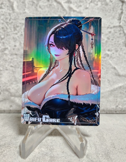 Lulu FFY Trading Card Waifu Goddess Story Anime Girl holo Karte Manga Full Art - Image 1