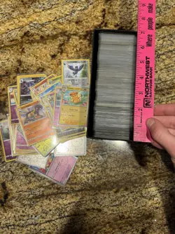400+ Pokemon Cards ALL Sleeved – Reverse Holo Bulk Lot – Clean Collection” NM - Image 1