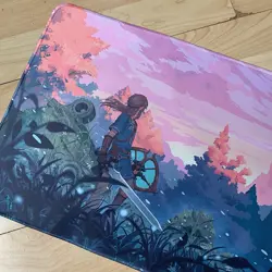 Legend Of Zelda Rubber Playmat Play May For Tcg Trading Card Game Gaming Mouse - Image 2