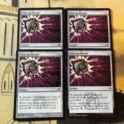 MTG / Nihil Spellbomb X 4 / Nm - Image 1