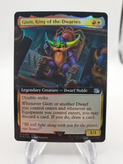 MTG Giott, King of the Dwarves (223/764) Final Fantasy NM FOIL - Image 1