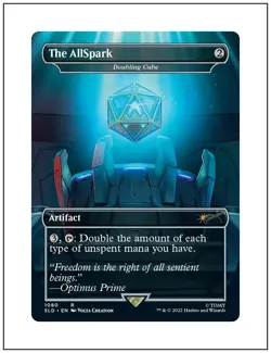1x The AllSpark - Doubling Cube, Secret Lair Transformers 1080, Magic MTG NM - Image 1