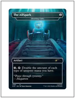 1x The AllSpark - Doubling Cube, Secret Lair Transformers 1080, Magic MTG NM - Image 2
