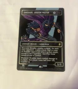 Shredder, Shadow Master (Surge Foil) (Borderless) Teenage Mutant Ninja Turtles - Image 1