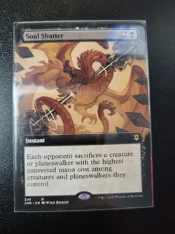 Soul Shatter (Extended Art) Zendikar Rising Regular Magic Mtg NM - Image 1