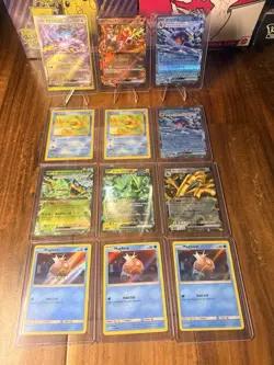 Lot of 12 Pokemon Full Art EX IR SIR Mega Promo Cards Vmax Holo NM - Image 1