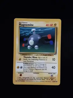 Pokemon Magnemite Base Set 53/102 Vintage 1999 WOTC Mint 10 - Image 1