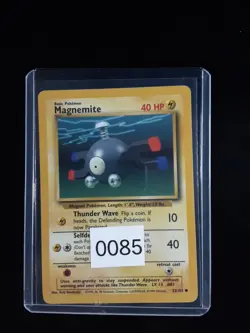 Pokemon Magnemite Base Set 53/102 Vintage 1999 WOTC Mint 10 - Image 3