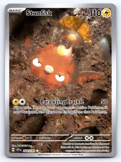 Stunfisk 202/191 Illustration Rare Surging Sparks Pokemon Near Mint - Image 1