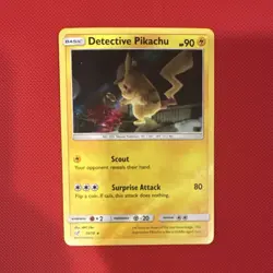 Pokemon Detective Pikachu Holo Rare Card 10/18 Set 2019 Basic 90 HP English - Image 1