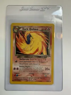 Pokemon Dark Quilava 39/105 Neo Destiny Uncommon 60 HP English 2000 - Image 1