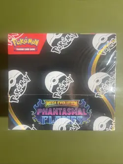 Pokemon TCG Mega Evolution Phantasmal Flames Booster Box New and Sealed - Image 1