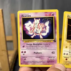 Mewtwo 3 WB The First Movie Black Star Promo Pokemon Card - 2 Electabuzz - Image 2