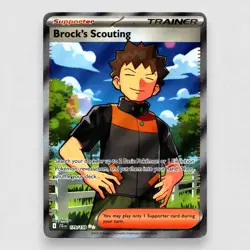Brock's Scouting 179/159 SV09: Journey Together Ultra Rare Pokemon TCG NM - Image 1