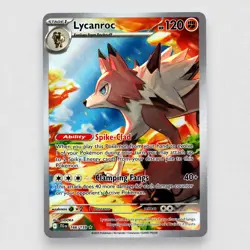 Lycanroc 166/159 SV09: Journey Together Regular Pokemon TCG NM - Image 1