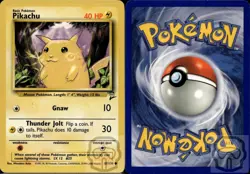 Pikachu 87/130 C Base Set 2 Pokemon NM/M - Image 2