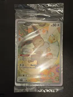 Eevee 173 Black Star Promo Pokemon Prismatic Evolutions Factory Sealed - Image 2