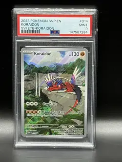 Koraidon #014 PSA 9 - 2023 Pokemon SV Promos Base ETB - Image 1