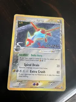 Pokemon Delta Species Latias 8/113 Reverse Stamped Holo, DMG - Image 1