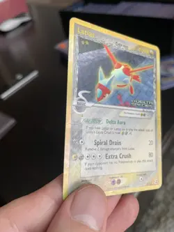 Pokemon Delta Species Latias 8/113 Reverse Stamped Holo, DMG - Image 4