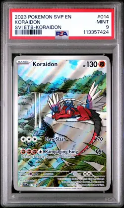 Koraidon #014 PSA 9 - 2023 Pokemon SV Promos Base ETB - Image 1