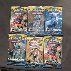 Pokemon TCG Sun & Moon Sleeved Booster Pack ✨ NEW FACTORY SEALED - Image 1